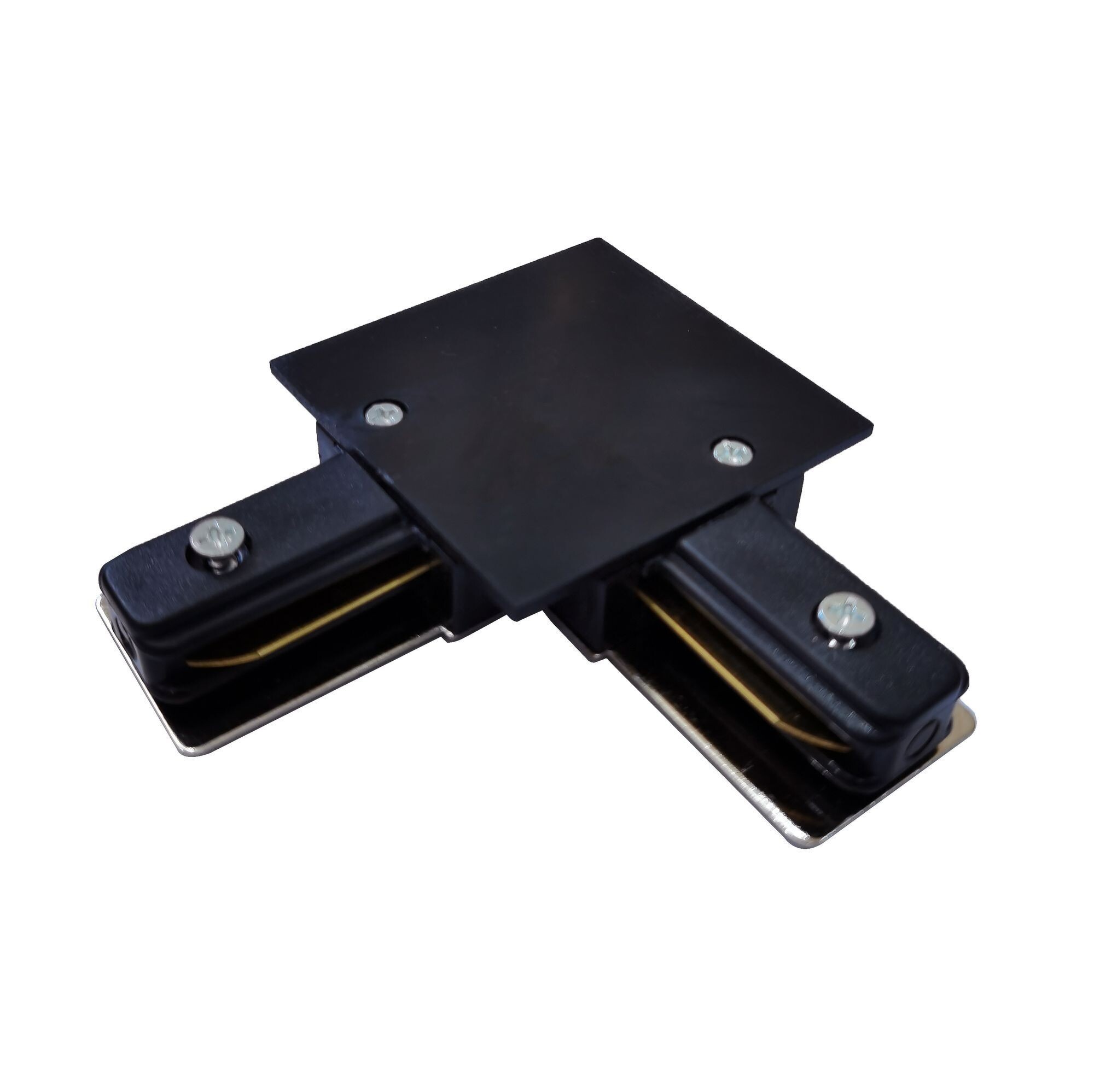 Изображение товара Коннектор для однофазного шинопровода L-образный Elektrostandard Track Rail BK Recessed черный (a049560)