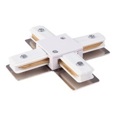 Изображение товара Коннектор для однофазного шинопровода Х-образный Elektrostandard Track Rail WH Surface белый (a039585)