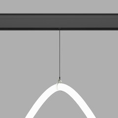 Подвес для магнитного шинопровода Elektrostandard Slim Magnetic 0,34 м черный (a062094) - фото 3