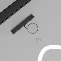 Подвес для магнитного шинопровода Elektrostandard Slim Magnetic 0,34 м черный (a062094) - фото 2