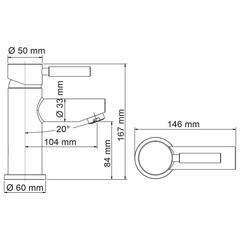 Смеситель для раковины WasserKraft Main термостатический хром (4103T) - фото 3