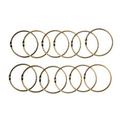 Кольца для штор Wess Itolo металлические сталь (12 шт.) (G77-58) - фото 4