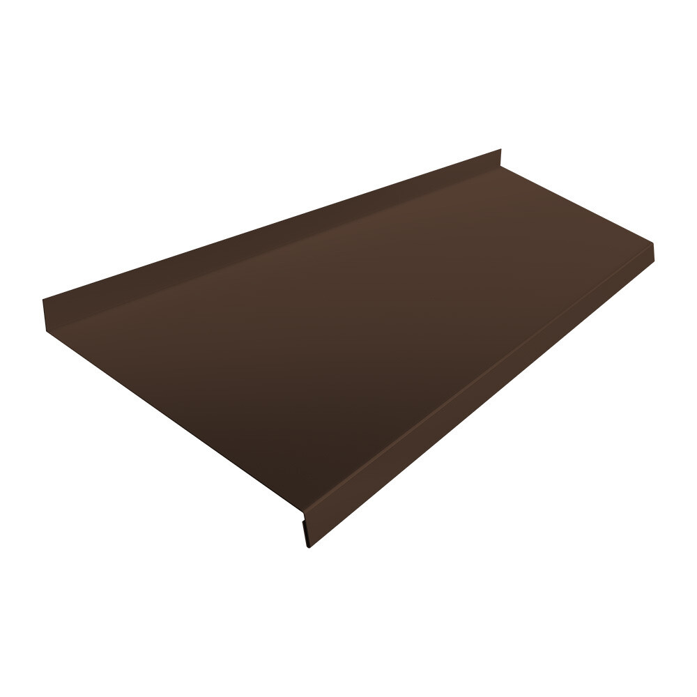 Изображение товара Отлив оконный 200х2000 мм коричневый RAL 8017 из оцинкованной стали