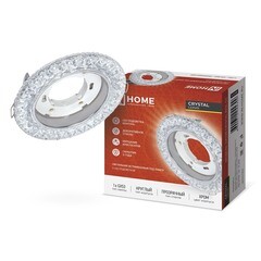 Светильник встраиваемый GX53 хром/прозрачный 13 Вт IP20 IN HOME Crystal (4690612044309) - фото 2
