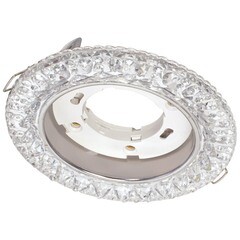 Светильник встраиваемый GX53 хром/прозрачный 13 Вт IP20 IN HOME Crystal (4690612044309) - фото 1