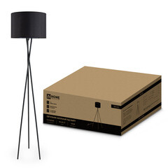 Торшер IN HOME Е27 60 Вт черный IP20 (4690612048239) - фото 2