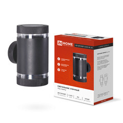 Светильник садово-парковый настенный IN HOME НБУ черный GX53 30 Вт IP65 (4690612044675) - фото 2