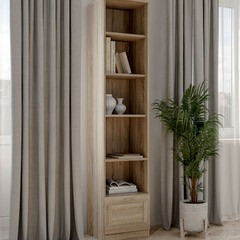 Стеллаж Шведский Стандарт Сириус 392х350х1900 мм 5 полок дуб сонома - фото 2