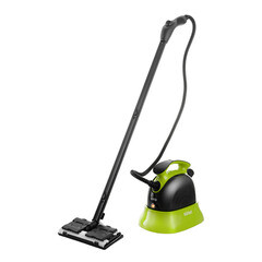 Пароочиститель Kitfort KT-9102-2 черно-салатовый - фото 1