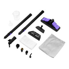 Пароочиститель Kitfort KT-9104-1 черно-фиолетовый - фото 4