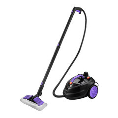 Пароочиститель Kitfort KT-9104-1 черно-фиолетовый - фото 1