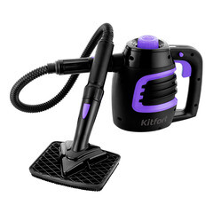 Пароочиститель Kitfort KT-930 черно-фиолетовый - фото 4