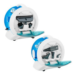 Пароочиститель Kitfort KT-952 бело-серо-голубой - фото 4