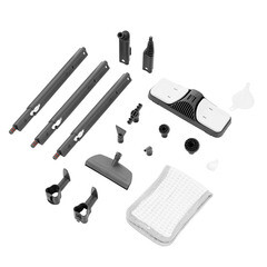 Пароочиститель Kitfort KT-952 бело-серо-голубой - фото 3