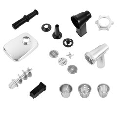 Мясорубка электрическая Kitfort КТ-2104 серебро/черная - фото 2