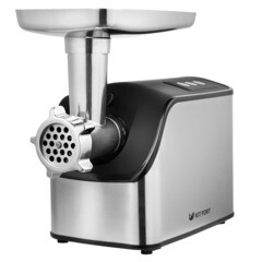 Мясорубка электрическая Kitfort КТ-2104 серебро/черная