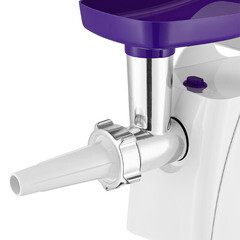 Мясорубка электрическая Kitfort КТ-2112-1 бело-синяя - фото 3