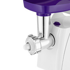 Мясорубка электрическая Kitfort КТ-2112-1 бело-синяя - фото 7