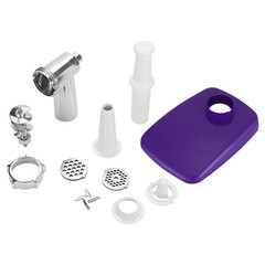 Мясорубка электрическая Kitfort КТ-2112-1 бело-синяя - фото 4