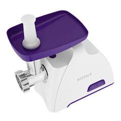 Мясорубка электрическая Kitfort КТ-2112-1 бело-синяя - фото 2