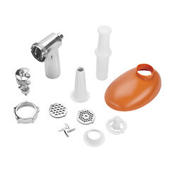 Мясорубка электрическая Kitfort КТ-2113-1 бело-оранжевая - фото 4