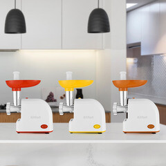 Мясорубка электрическая Kitfort КТ-2113-1 бело-оранжевая - фото 3