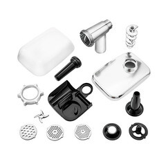 Мясорубка электрическая Kitfort КТ-2108 серебро - фото 2