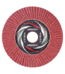 Круг лепестковый торцевой по металлу/древесине Луга 125х22,2 мм P40 конический (7967/2293) - фото 2