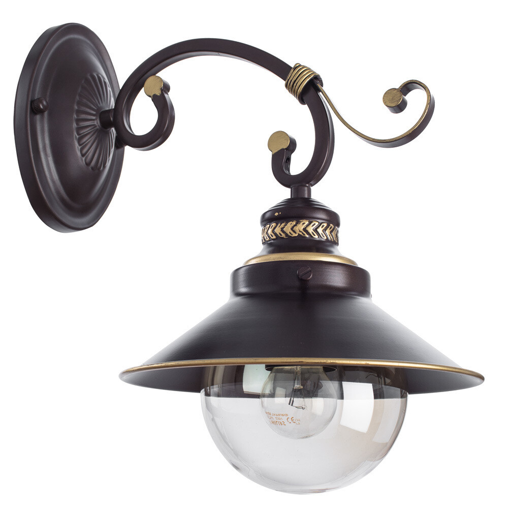 Изображение товара Бра Arte Lamp Grazioso E27 60 Вт коричневое настенное освещение стиль кантри