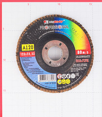 Круг лепестковый торцевой по металлу/древесине Луга 125х22,2 мм P120 конический (7943/4345) - фото 2