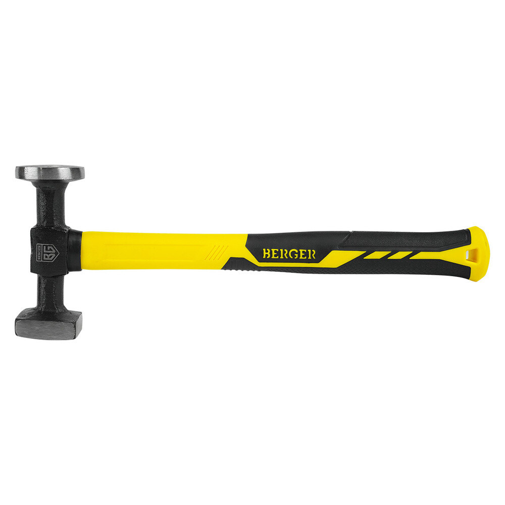 Изображение товара Рихтовочный молоток Berger BG1521 540 г с фибергласовой ручкой для кузовных работ