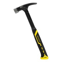 Изображение товара Молоток-гвоздодер Berger 450 г цельнокованная ручка (BG1527)