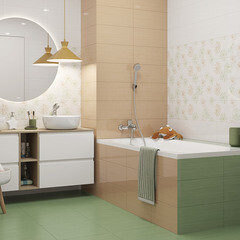 Керамогранит Cersanit Light зеленый 420x420x8,5 мм (9 шт.=1,587 кв.м) - фото 10