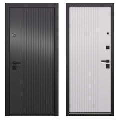 Изображение товара Дверь входная Torex Поло правая оскуро - бьянко 950х2050 мм со скрытыми петлями