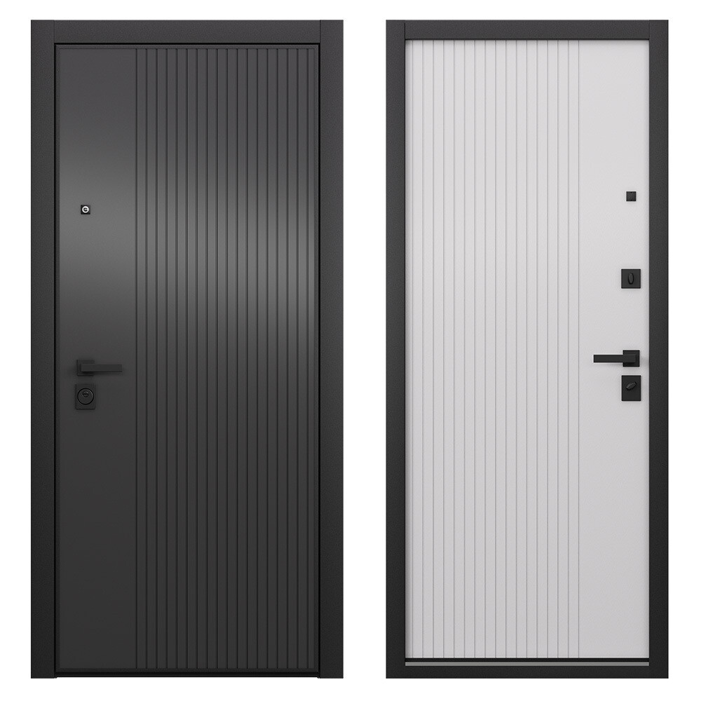 Изображение товара Входная дверь Torex Поло правая оскуро бьянко 880х2050 мм с скрытыми петлями