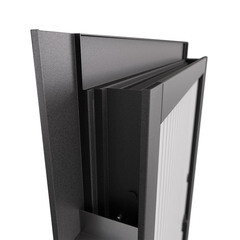 Дверь входная Torex Поло правая оскуро - бьянко 950х2050 мм со скрытыми петлями - фото 5