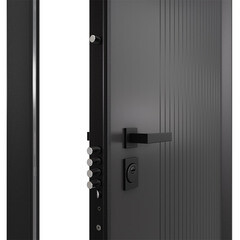 Дверь входная Torex Поло правая оскуро - бьянко 950х2050 мм со скрытыми петлями - фото 10