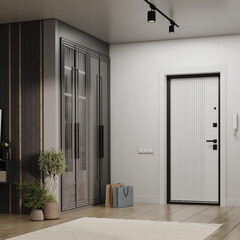 Дверь входная Torex Поло правая оскуро - бьянко 880х2050 мм со скрытыми петлями - фото 3