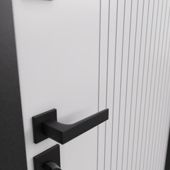 Дверь входная Torex Поло левая оскуро - бьянко 880х2050 мм со скрытыми петлями - фото 2