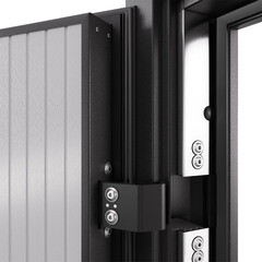 Дверь входная Torex Поло левая оскуро - бьянко 880х2050 мм со скрытыми петлями - фото 12