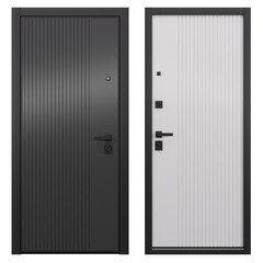 Изображение товара Дверь входная Torex Поло левая оскуро - бьянко 950х2050 мм со скрытыми петлями