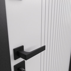 Дверь входная Torex Поло левая оскуро - бьянко 950х2050 мм со скрытыми петлями - фото 3