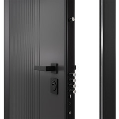 Дверь входная Torex Поло левая оскуро - бьянко 950х2050 мм со скрытыми петлями - фото 5