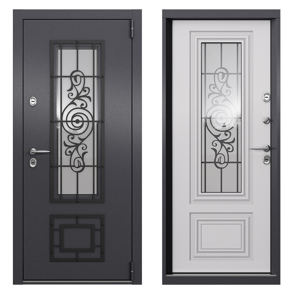 Изображение товара Входная дверь Torex Роял Кинг правая с терморазрывом, стеклопакетом и замками класс 3 и 4