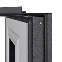 Дверь входная с терморазрывом Torex Роял Кинг правая букле графит - кт белый со стеклопакетом 880х2050 мм - фото 13