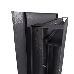 Дверь входная с терморазрывом Torex Роял Кинг правая букле графит - кт белый со стеклопакетом 880х2050 мм - фото 11