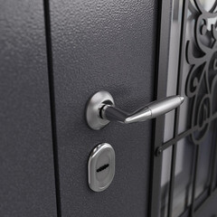 Дверь входная с терморазрывом Torex Роял Кинг правая букле графит - кт белый со стеклопакетом 880х2050 мм - фото 5