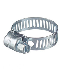 Изображение товара Хомут червячный обжимной 1" 16-28 мм оцинкованная сталь (2 шт.)