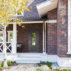 Дверь входная с терморазрывом Torex Роял Кинг правая букле графит - кт белый со стеклопакетом 880х2050 мм - фото 4