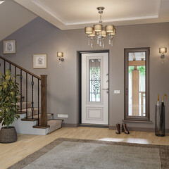 Дверь входная с терморазрывом Torex Роял Кинг правая букле графит - кт белый со стеклопакетом 880х2050 мм - фото 2